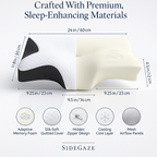 The Original - Ergonomic Contour Deep Relief Butterfly Pillow