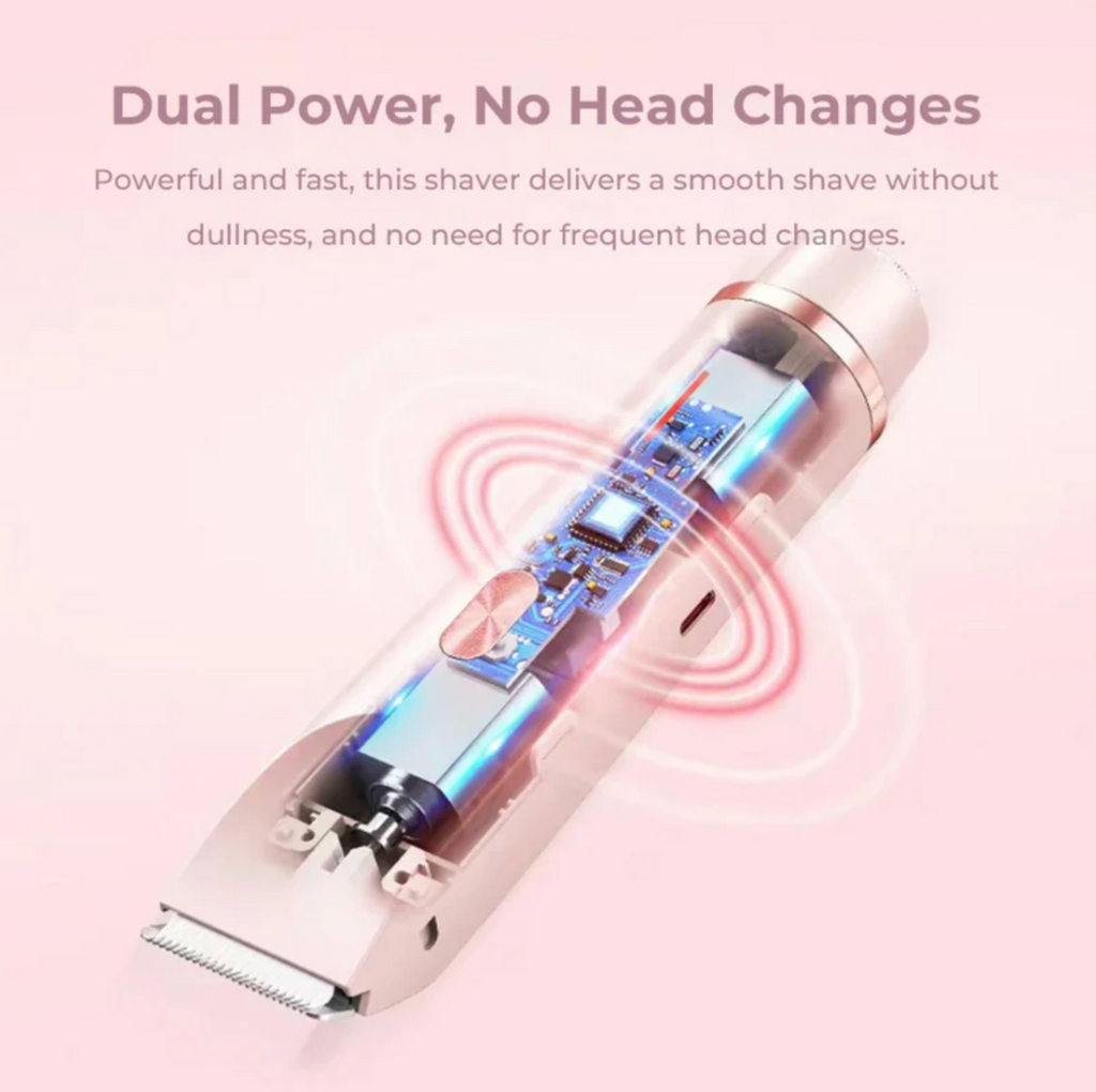 2 in 1 Body Shaver | Double Head Electric Shaver