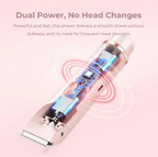 2 in 1 Body Shaver | Double Head Electric Shaver